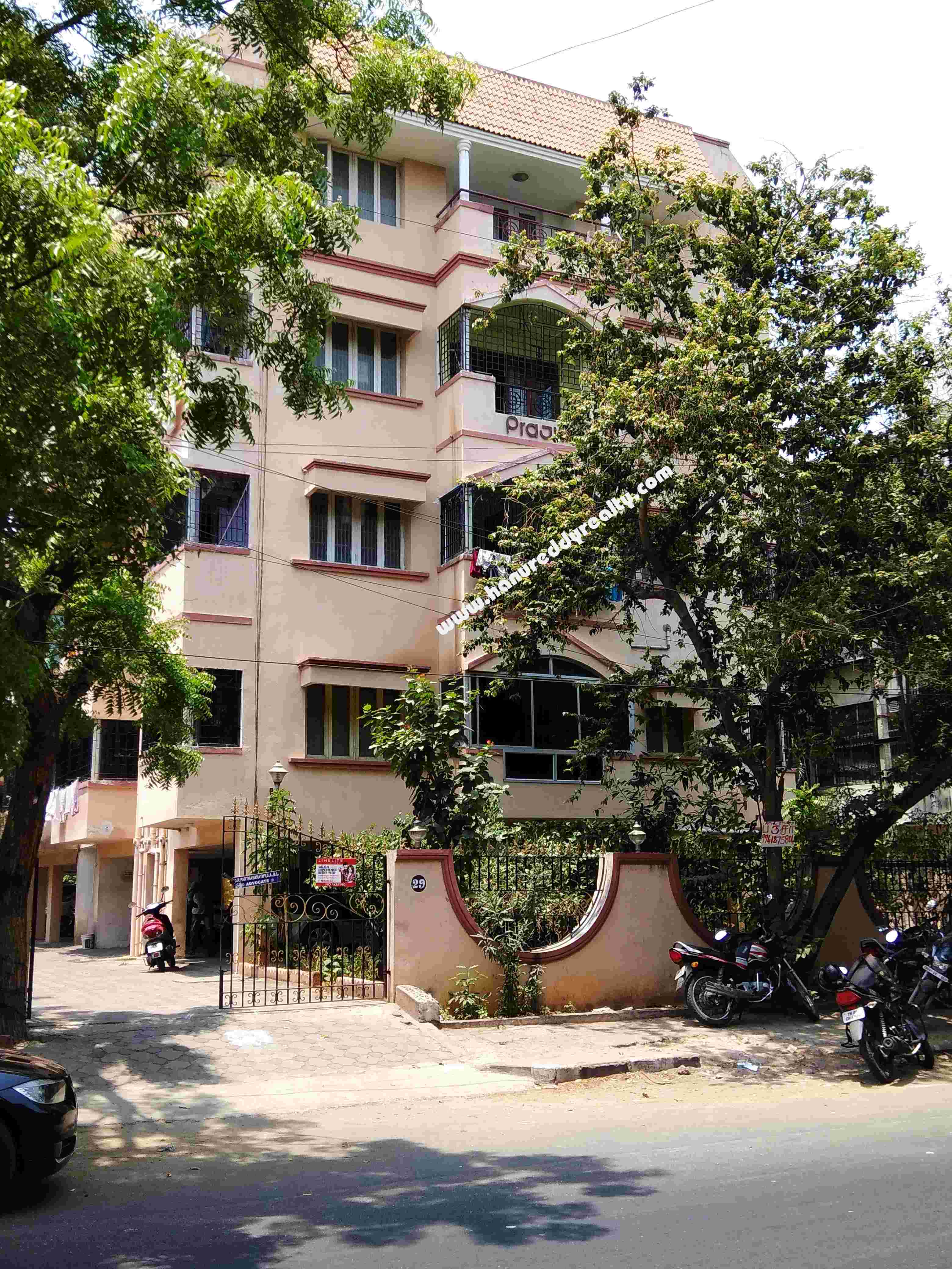 Flat for Sale at Ashok NagarChennai Hanu Reddy Realty